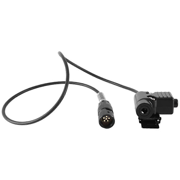 Kompatibel med Prc148 Prc152 U329 Walkie-Talkie 6-Pin Elements U94 Ptt Nyckelbrytarkontakt