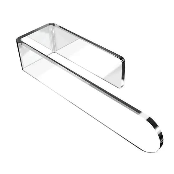 U-formet Baderom Akryl Håndkleholder, Transparent