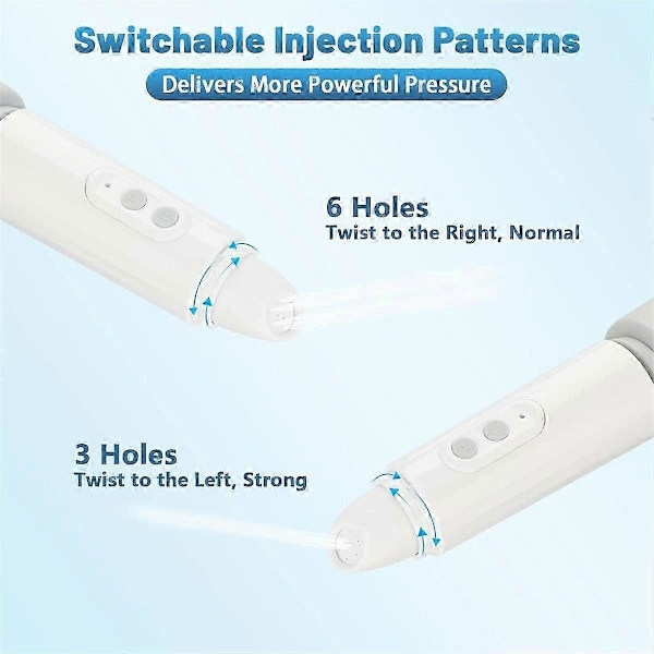 Bærbar Bidet, Reisebidet, Oppladbar Bærbar Bidet, Mini Håndholdt Bærbar Bidet Sprøyte med Reiseveske
