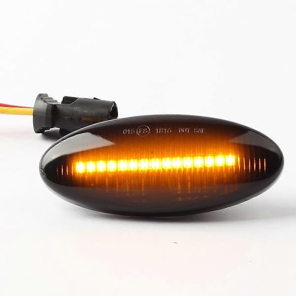 1 par røgede LED dynamiske sidespejl blinklys indikatorlys til Opel/ B MK1 1995-2003