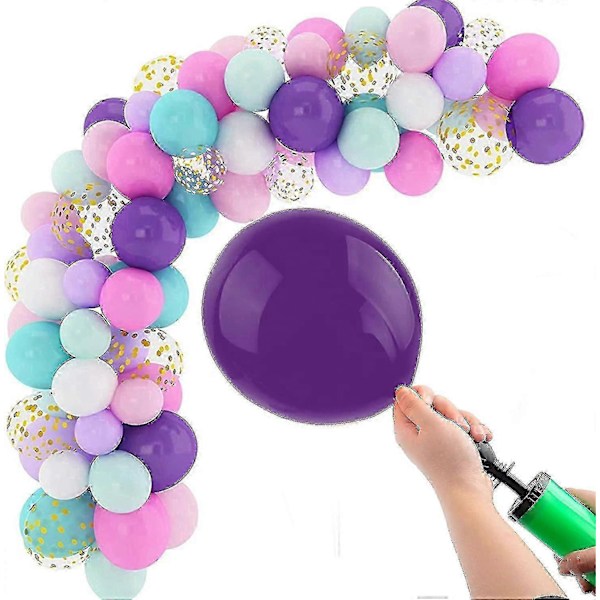 5-pack Ballongpumpar Ballonguppblåsare Kraftfull Handluftpump För Ballongbåge