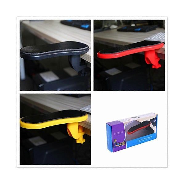 Handledsstöd Armstöd Handledsskydd Armstödsdyna Ergonomiskt Justerbar Förlängning Skrivbord Handledsstöd Gul