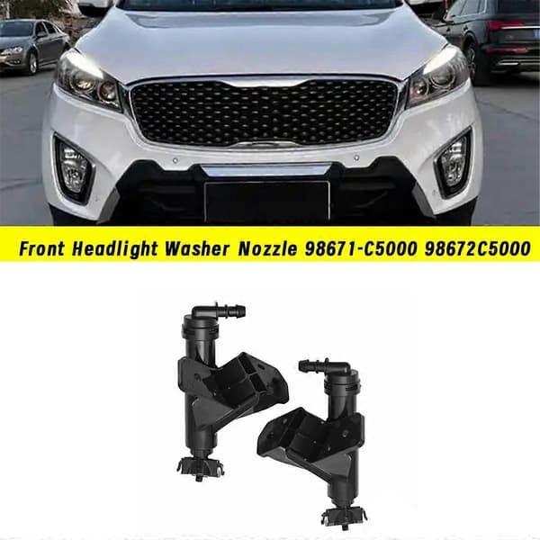 1 par forlygtevaskerdyser 98671-C5000 98672C5000 til Kia Sorento 2015-2018 forlygtevisker