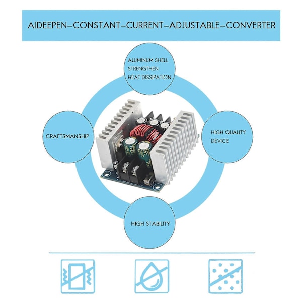 300W 20A DC Modul Konstant Ström Justerbar Step-Down Converter Spänning