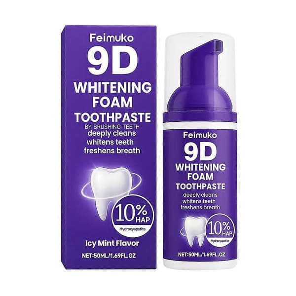 Lilla Tandblegningsmousse - Hydroxyapatit & Dybderens - 50ml