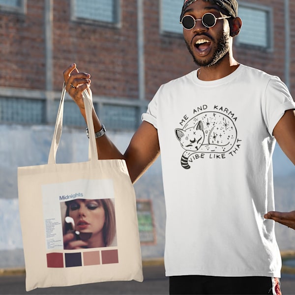 Midnights Tote Bag, Taylor Swift Merchandise Shopping Strandtaske