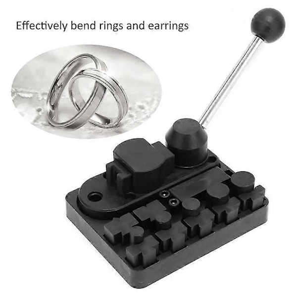 Ringböjningsverktygsset, Ringböjare Ringtillverkningsverktyg Multifunktionella Smyckesverktyg Ringmakare