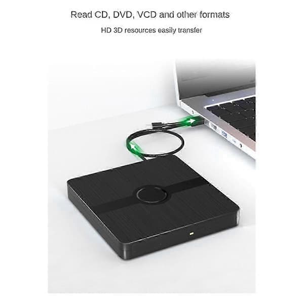 Ekstern USB 3.0 Bærbar DVD-drev CD/DVD-brænder Afspiller Læser til Bærbar Computer