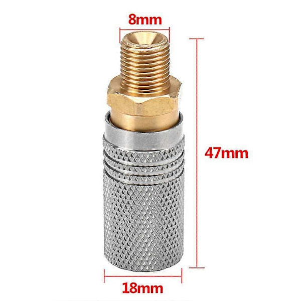 Metall Förlängd PCP Luftladdning Snabbkopplingsadapter Sockel 1/8 BSP Verktygstillbehör
