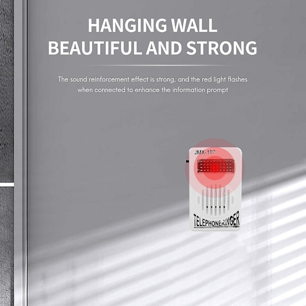 Rj11 Adapter Starkare Telefonsignal Flash Förstärkare Ringsignal För Fasttelefon