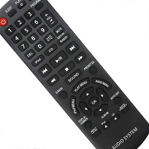 N2QAYB000641 Fjernkontroll Erstattet for Panasonic Kompakt Stereoanlegg SC-HC35 SCHC35 SC-HC35DB SC
