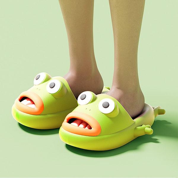 Sommartofflor Dammode Tofflor Halkfria Utomhussandaler Unisex Vattentäta Skor Green01 40-41(foot 255mm)