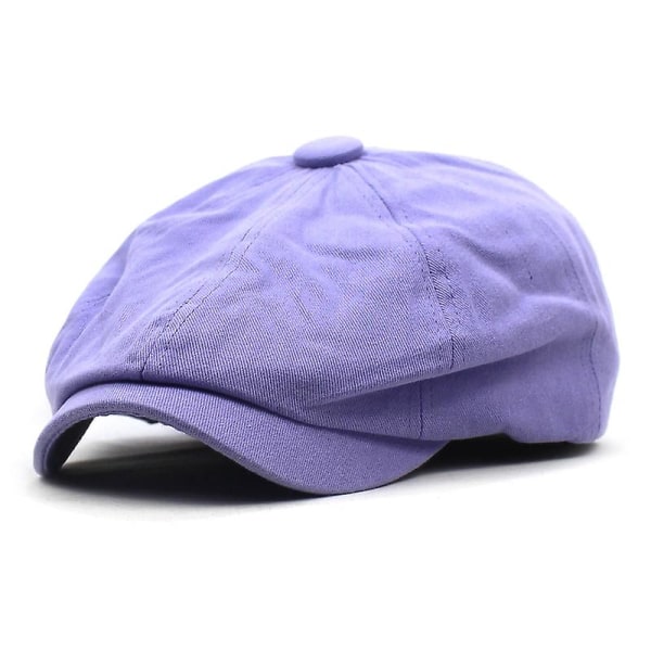 Elegant Spiss Caps Stilig Justerbar Caps Purple