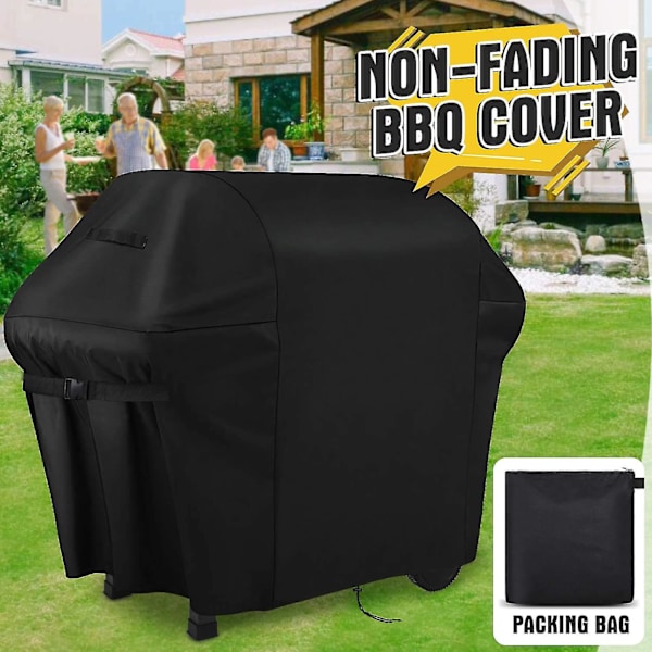 Grillin suojus, grillin suojus 600d ei haalistu & grillin suojapeite 100% vedenpitävä ympärivuotiseen käyttöön, säänkestävä kaasugrilli BBQ