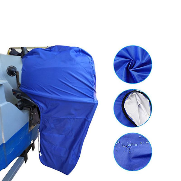 Båt Utombordsmotor Skydd Motor Skydd Vattentätt Dammtätt Regntätt Båt Utombordsmotor Skydd (0-5hk-skydd Dimension 120cm Skydd Höjd 94cm)