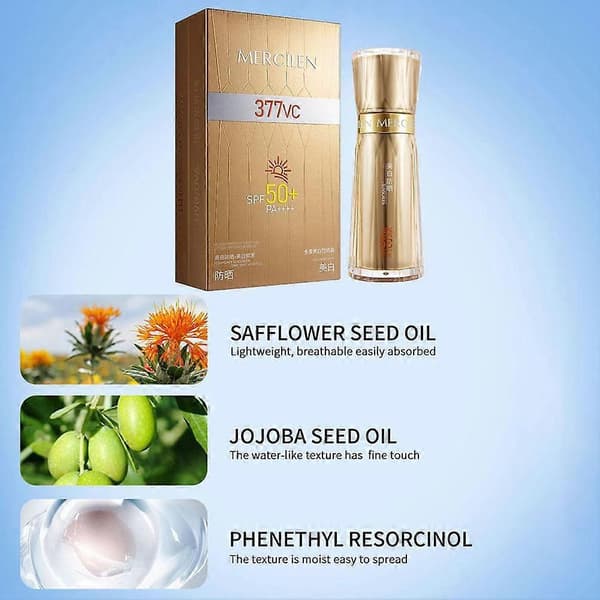 MENGXILAN Multi-Effect Solskydd - 377 & Vitamin C Ljusgörande