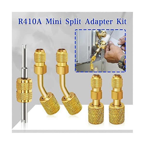 R410A Mini Split -sovitinsarja, R410A-sovitinsarja, R410A-kääntyvät sovittimet, Mini Split -ilmastointijärjestelmään