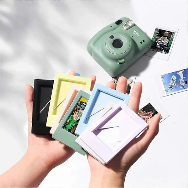 (7 kpl) 3 tuuman mini Polaroid -valokuvakehyssetti Instax Minille ja pöytäkoristeeksi