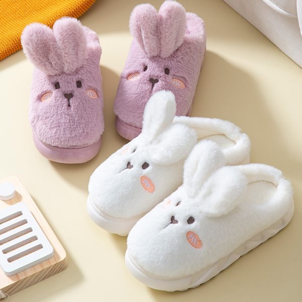 Kotitossut Talvi Puuvillatossut Lämpimät Kotitossut Sisätiloihin Gray 40-41