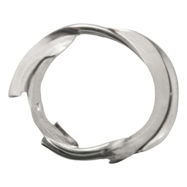 60 stk. 20 mm Ytre Dia Universelle Delte Nøkkelringer Nøkkelringholdere