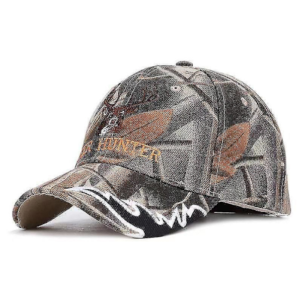 Udendørs Camouflage Baseball Cap Mode Broderet Mønster Cap Casual Solskærm Cap brown bear