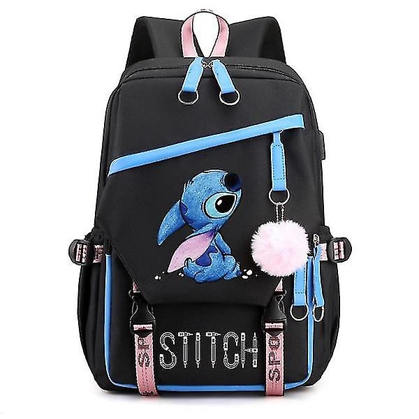 Stitch USB Ladattava Koulureppu Pojille ja Tytöille Style 3