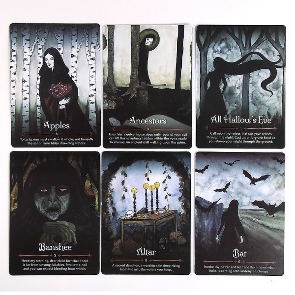 Seasons of the witch oracle kort samhain oracle heta säljande rider tarotkort för spådom tarotlek Angelarium oracle