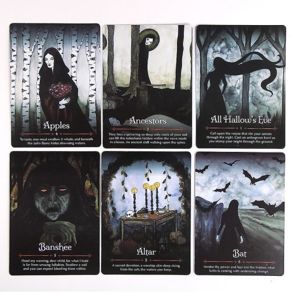 Seasons of the witch oracle oards samhain oracle hot sell rytter tarotkort for spådom tarotkortstokk Talking to heaven