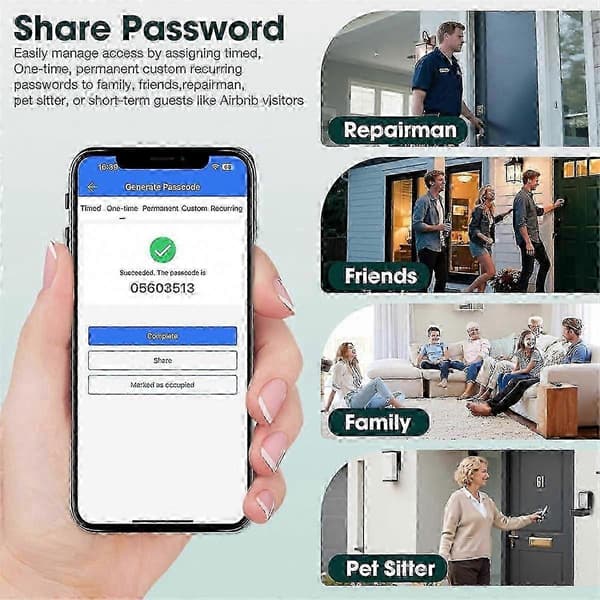 Smart nøgleboks med elektronisk Bluetooth-lås og APP-kontrol