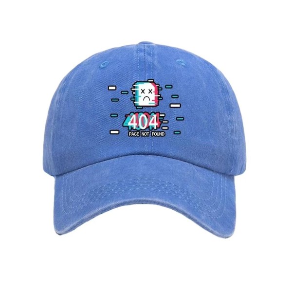 404 Not Found Caps med brem Sky Blue