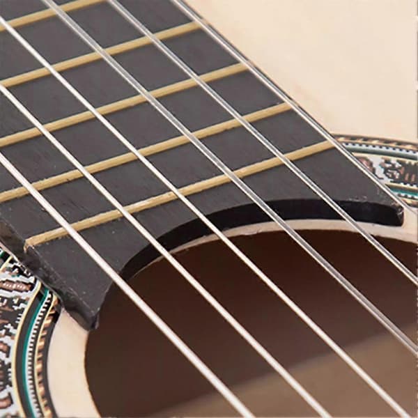 Klassiska gitarrsträngar trägitarrsträngar transparent nylon affv