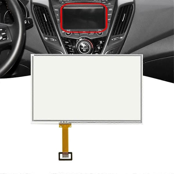 Ny 7-tommers Touch Screen Panel 4 Pins Udskiftning Digitizer Til LB070WV7 LCD Touch Screen