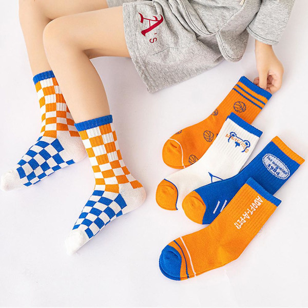 Barnstrumpor Pojkar Flickor Julstrumpor 4-6 years old (14-16cm)