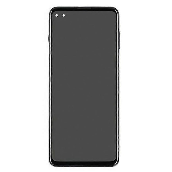 Yhteensopiva Motorola Moto G100 Luokka B LCD-näyttö ja kosketuspaneeli + Kehys Varaosa (ilman logoa) Grey