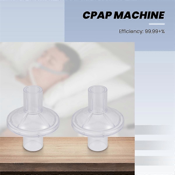 Viral In-Line Udgangsfilter Kompatibelt med Resmed, Dreamstation CPAP/BiPAP Maskine, 12 Stk.