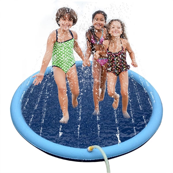 Kid Sprinkler Pad Play Kylmatta Pool Uppblåsbar 170x170cm