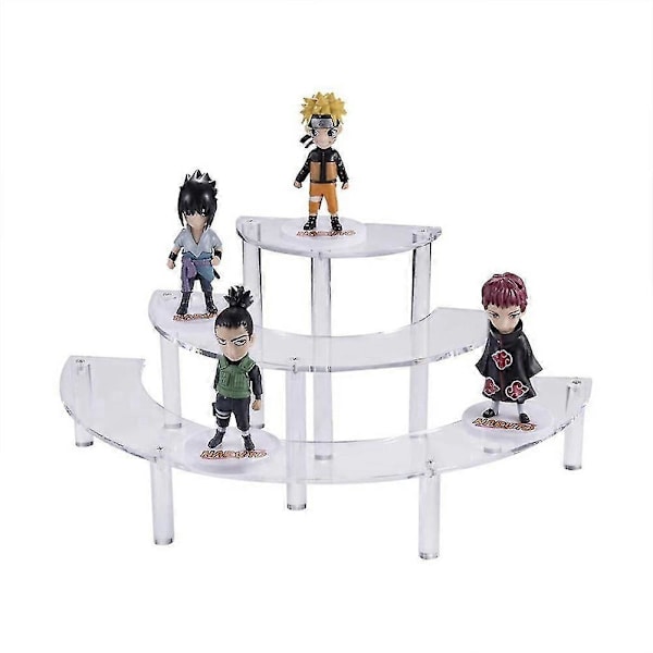 Transparent Aftagelig Akryl Kage Display Stand Til Fest Rund Cupcake Holder Bageudstyr Bryllup Bi