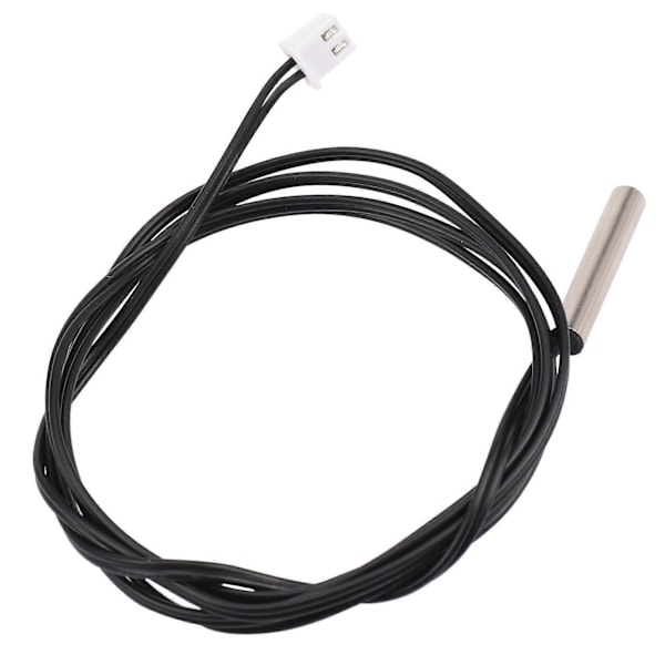 5st 1 Meter Vattentät Temperatursensor Sond, Rostfritt Stål 10k 3950 NTC Termistor Sond, Di