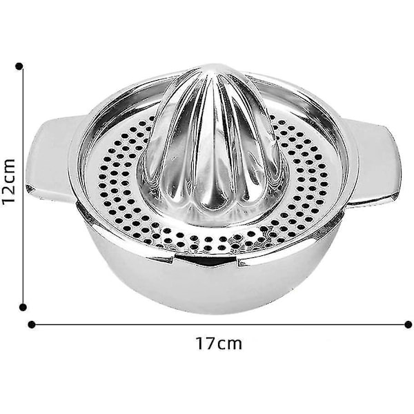 Manuell Citruspress Rostfritt Stål Apelsinpress Citronpress Apelsinjuicer Diskmaskinsäker För Apelsiner Citroner Lime A