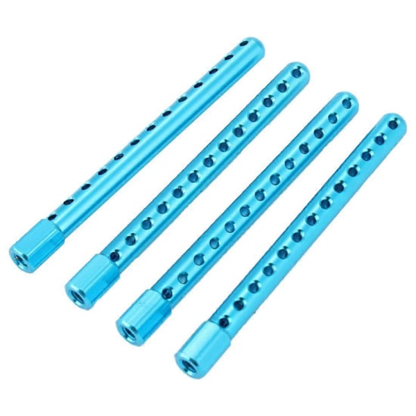 4 stk. 102037 Blå Aluminium RC 1:10 Legering Karosserifeste for Oppgradering av Veiracerbil