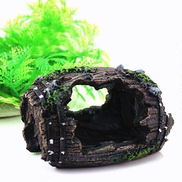 Resin Akvarium Dekorasjon Akvarium Ornament Knust Tønne Akvarium Kunstig Akvarium Dekorasjon