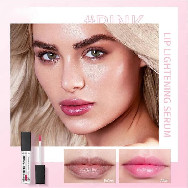 1*Leppereparasjon Leppelysende Serum Plumper Fader Leppelinjer Varig Lang Leppe |UK]
