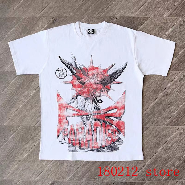 T-paidat Miehet Naiset Street Korkealaatuiset 100% Casual Goth Lyhythihaiset T-paidat 3 M