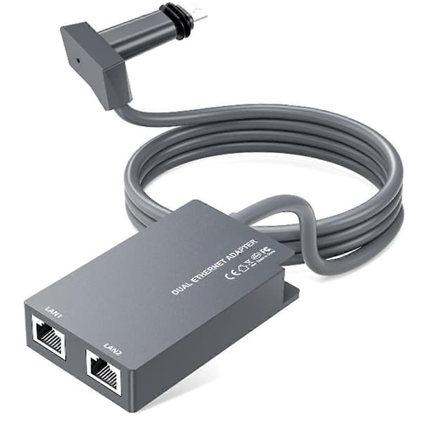 For Starlink 2 Porte Ethernet Adapter til Kablet Eksternt Netværk GEN2