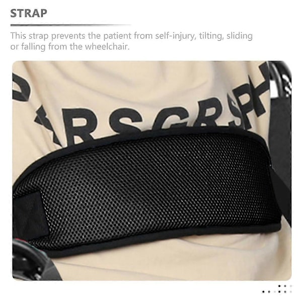 Rullstolssäkerhetssele Rullstolsbälte Justerbart Rullstolsbälte
