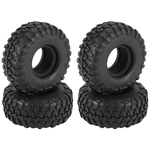 4 stk 1,9 tommers gummidekk 1,9 hjuldekk 118x48MM for 1/10 RC Crawler TRX4 Axial SCX10 90046 AXI03