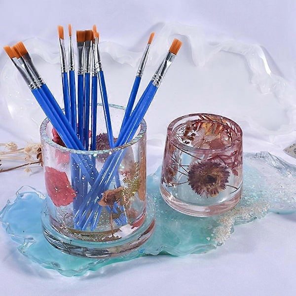 DIY Krystal Limform Specialformet Uregelmæssig Bakke Bord Hjem Kunst Ornament Silikoneform
