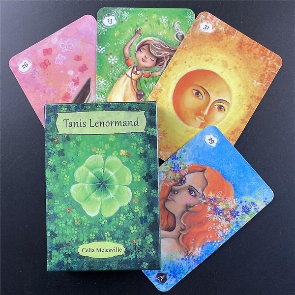 Ethereal Visions Light Up Tarot -korttipakka pöytäpeliin, juhliin ja hauskaan ajanvietteeseen Mts05