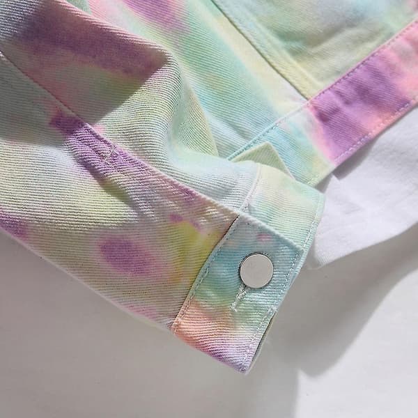 Tie Dye Jeansjacka för Män M
