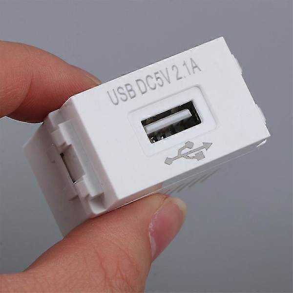 USB Strømmodul 220V 5V Transformator 2.1A USB Ladekontakt Switching Adapter